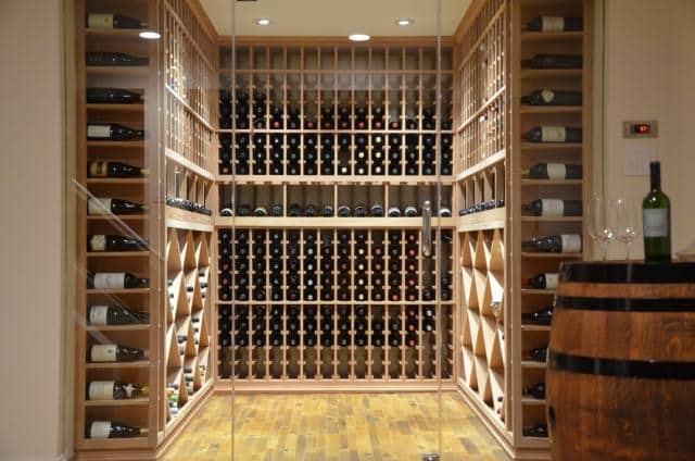 Contemporary Wine Cellar St Louis Missouri