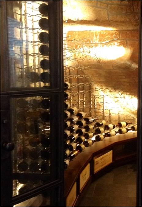 Meyer custom wine cellar