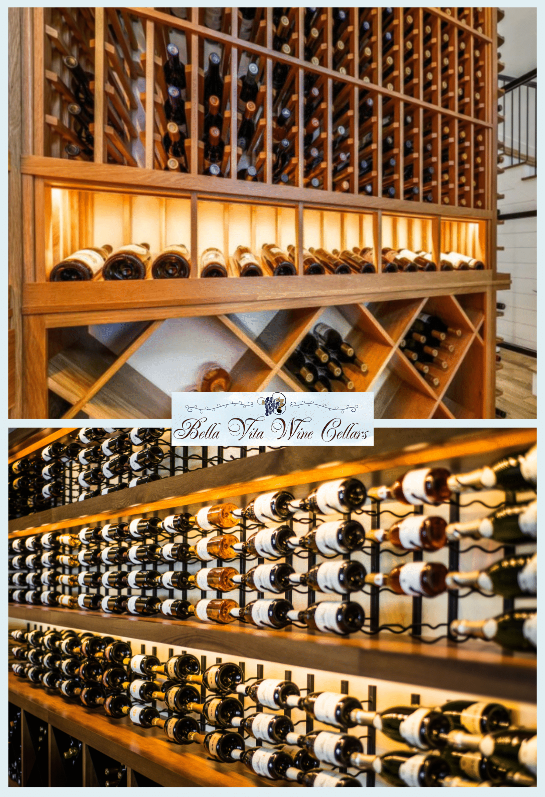 Captivating Custom Wine Rack Ideas by Bella Vita Wine Cellars Custom ...